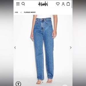 BRAND NEW ksbui playback moody jeans